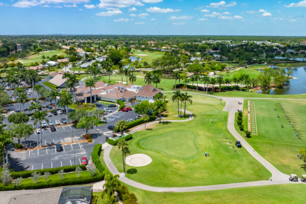 Royal Palm Golf Naples Aerial Stock Photography